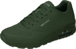 Skechers Uno-Stand On Air 52458-DKGR, Mannen, Groen, Sneakers, Maat: 43