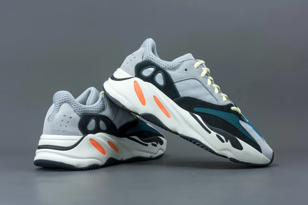 Adidas Yeezy Boost 700 Wave Runner Solid Grey B75571 Maat 40 2/3 GRIJS Schoenen 7 Adidas Yeezy Boost 700 Wave Runner Solid Grey B75571 Maat 40 2/3 GRIJS Schoenen - Afbeelding 5