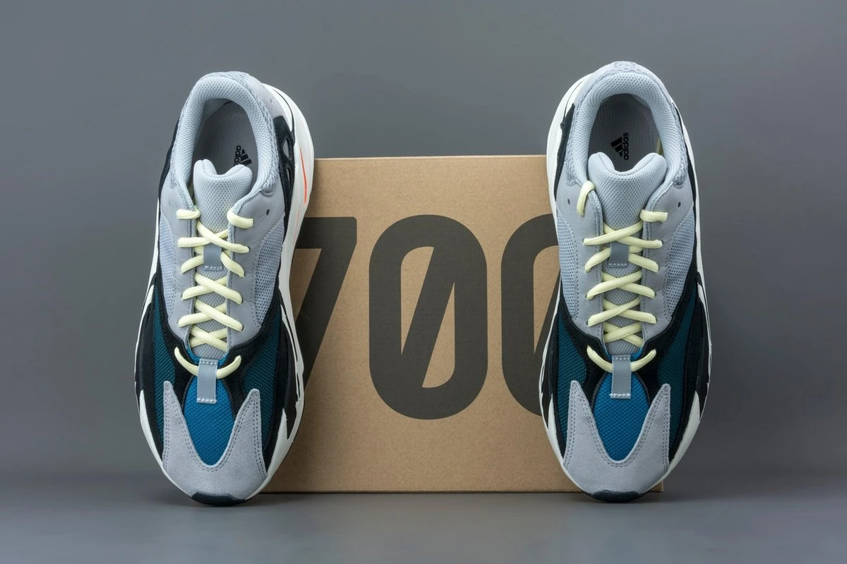 Adidas Yeezy Boost 700 Wave Runner Solid Grey B75571 Maat 40 2/3 GRIJS Schoenen 9 Adidas Yeezy Boost 700 Wave Runner Solid Grey B75571 Maat 40 2/3 GRIJS Schoenen - Afbeelding 7