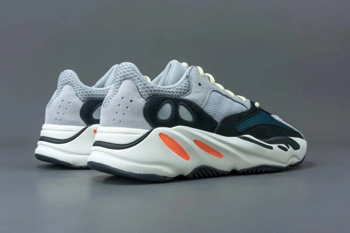Adidas Yeezy Boost 700 Wave Runner Solid Grey B75571 Maat 40 2/3 GRIJS Schoenen 12 Adidas Yeezy Boost 700 Wave Runner Solid Grey B75571 Maat 40 2/3 GRIJS Schoenen - Afbeelding 10