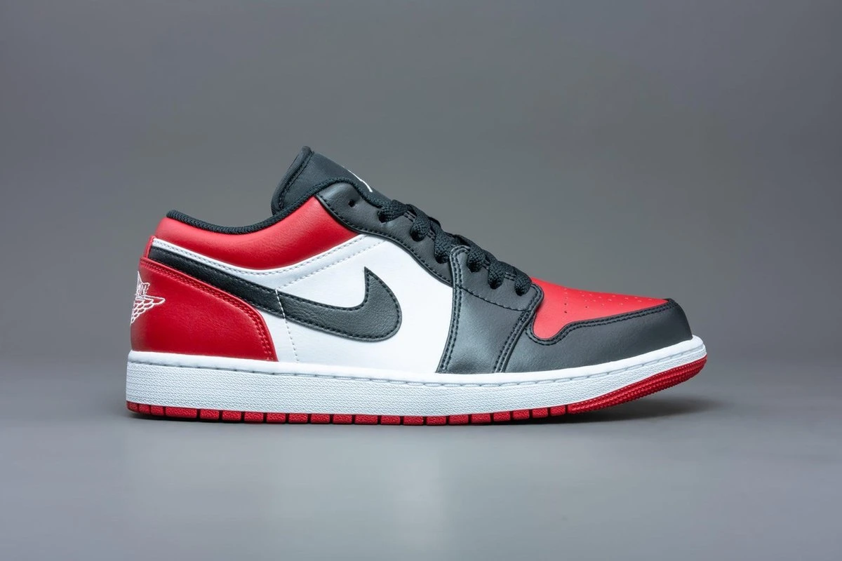 Nike Air Jordan 1 Low 'Gym Red, White-Black ' Maat 44 8 Nike Air Jordan 1 Low 'Gym Red, White-Black ' Maat 44 - Afbeelding 6
