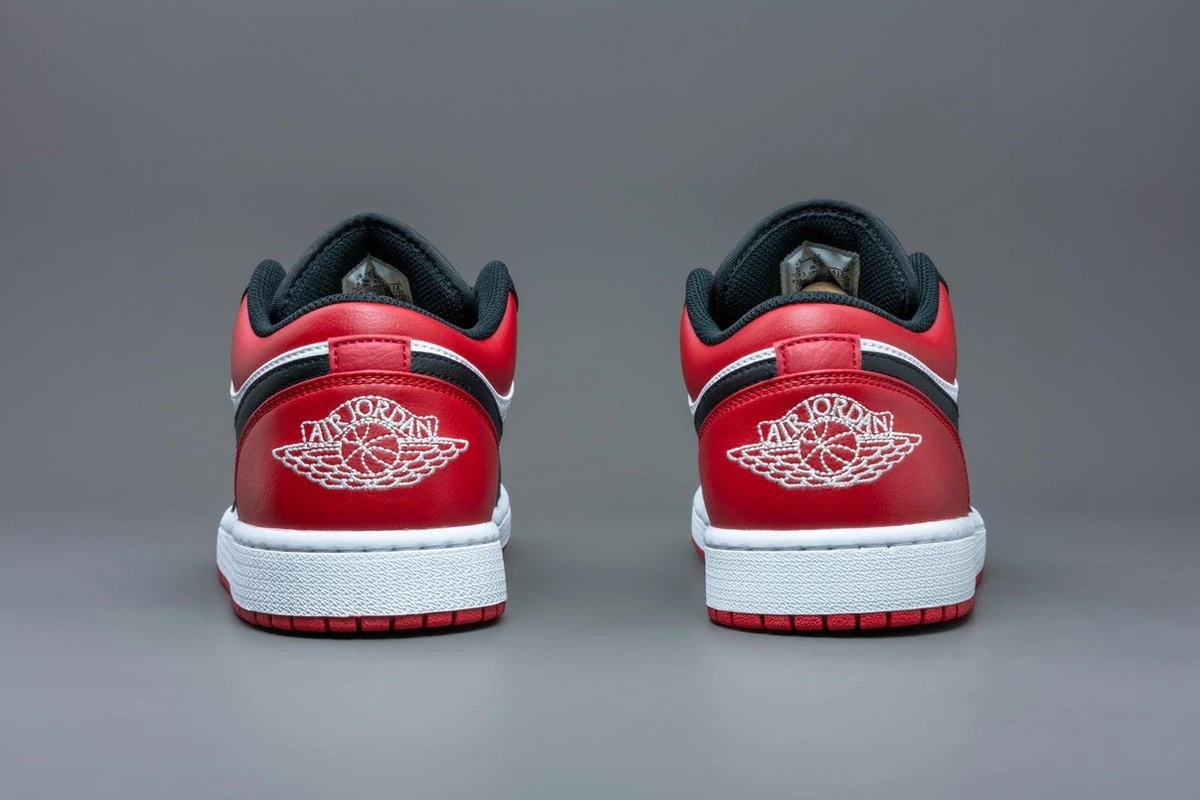 Nike Air Jordan 1 Low 'Gym Red, White-Black ' Maat 44 11 Nike Air Jordan 1 Low 'Gym Red, White-Black ' Maat 44 - Afbeelding 9