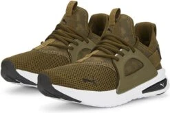 PUMA Softride Enzo Evo Camo Sneakers - Deep Olive - Heren - EU 43