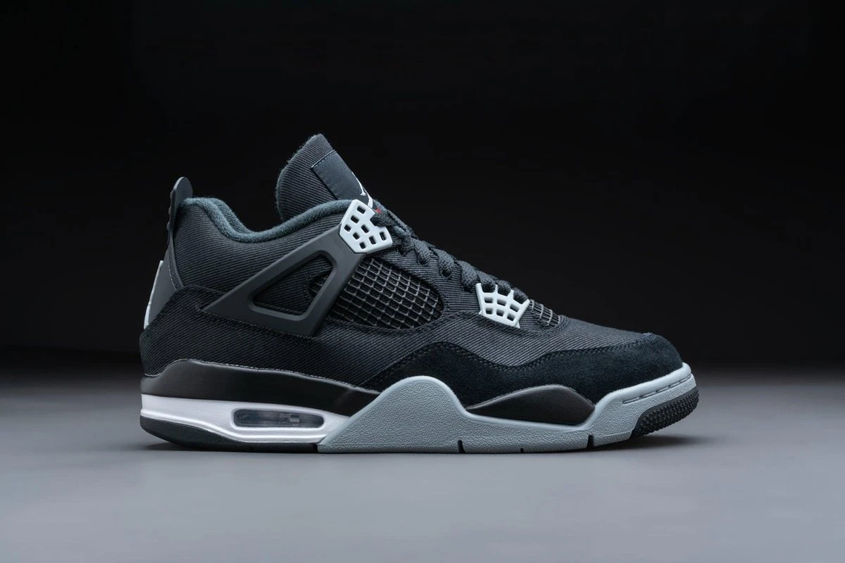 Nike Air Jordan 4 Retro SE Black Canvas DH7138-006 Maat 42.5 ZWART Schoenen 7 Nike Air Jordan 4 Retro SE Black Canvas DH7138-006 Maat 42.5 ZWART Schoenen - Afbeelding 5