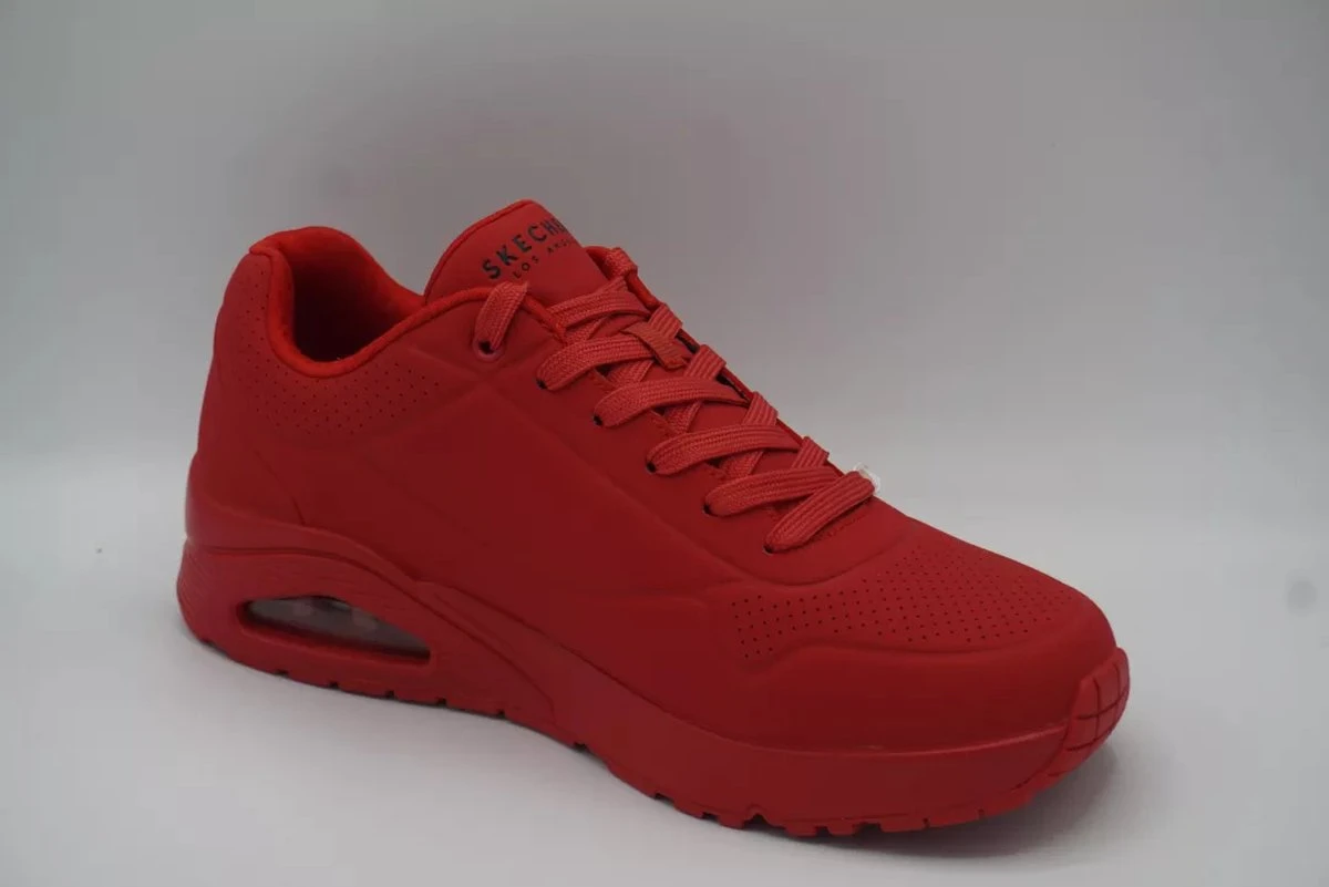 Skechers Uno Stand On Air Heren Sneakers - Rood - Maat 43 15 Skechers Uno Stand On Air Heren Sneakers - Rood - Maat 43 - Afbeelding 13