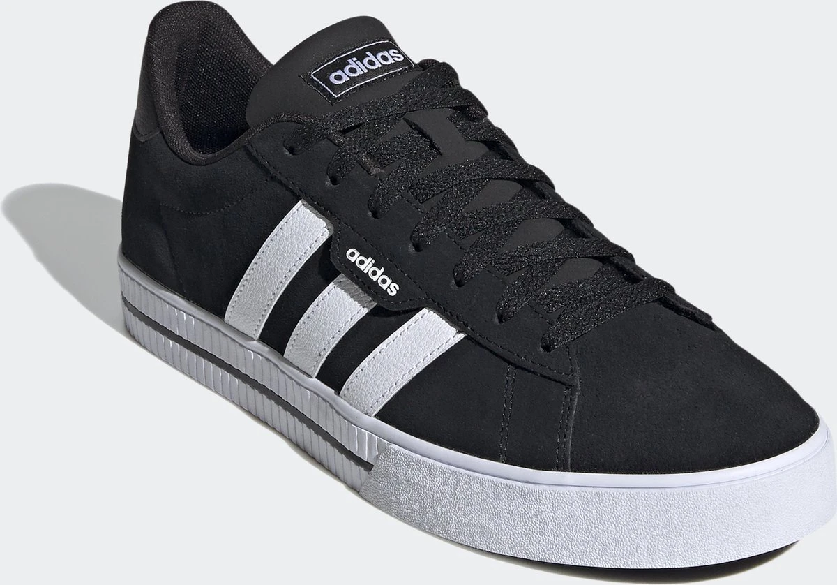 Adidas Daily 3.0 Heren Sneakers Zwart/wit - Maat 46 - Echt Leer 11 Adidas Daily 3.0 Heren Sneakers Zwart/wit - Maat 46 - Echt Leer - Afbeelding 9