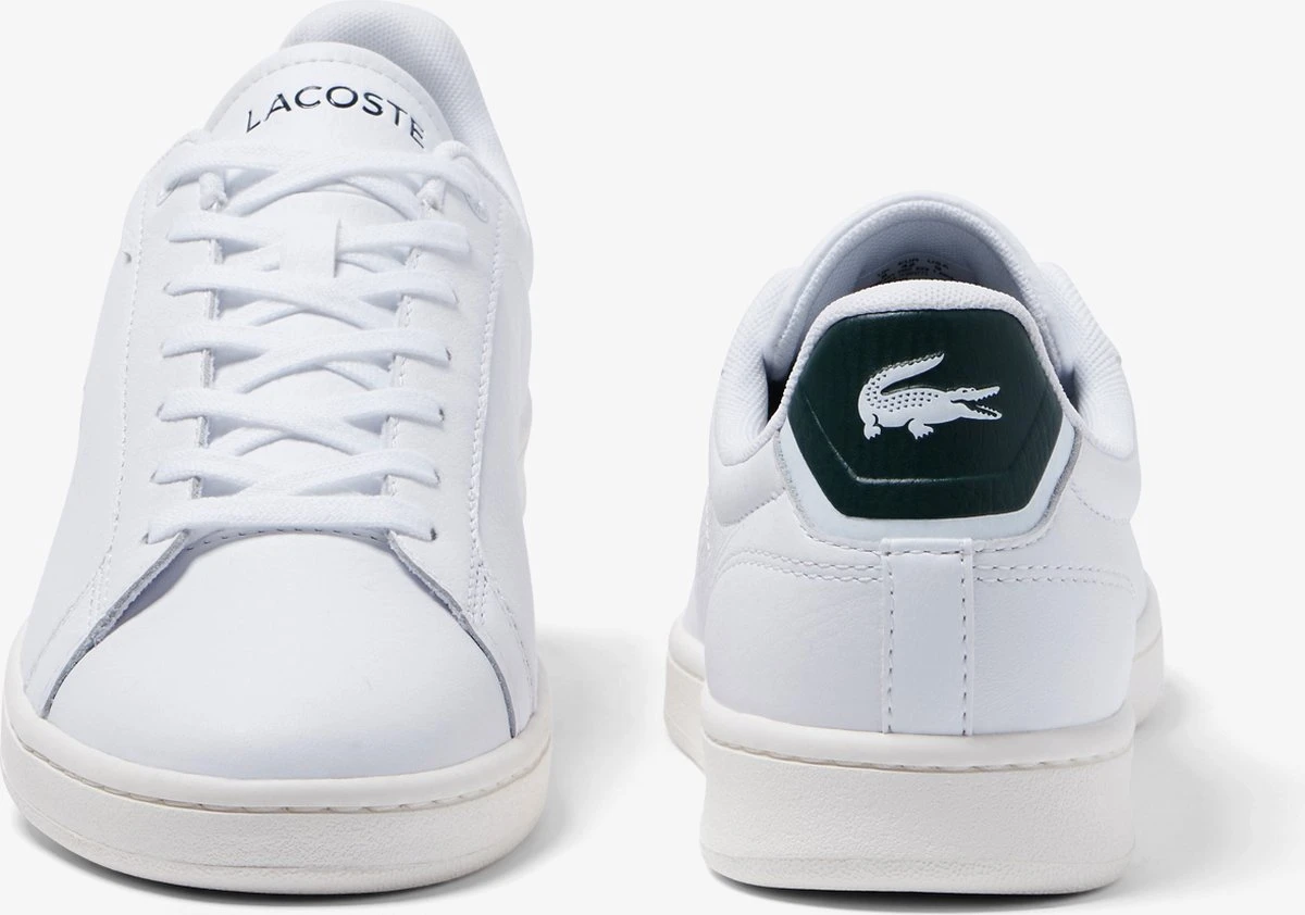 Lacoste Carnaby Pro Mannen Sneakers - White/Dark Green - Maat 44 11 Lacoste Carnaby Pro Mannen Sneakers - White/Dark Green - Maat 44 - Afbeelding 9