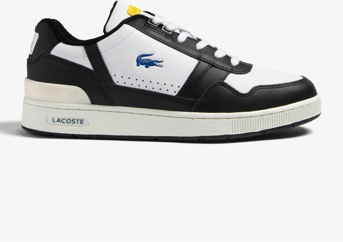 Lacoste T-Clip Heren Sneakers - Wit/Zwart - Maat 45 8 Lacoste T-Clip Heren Sneakers - Wit/Zwart - Maat 45 - Afbeelding 6
