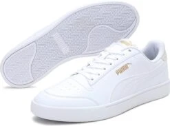 PUMA Shuffle Unisex Sneakers - White/TeamGold - Maat 43 -Nike Winkel 1200x891