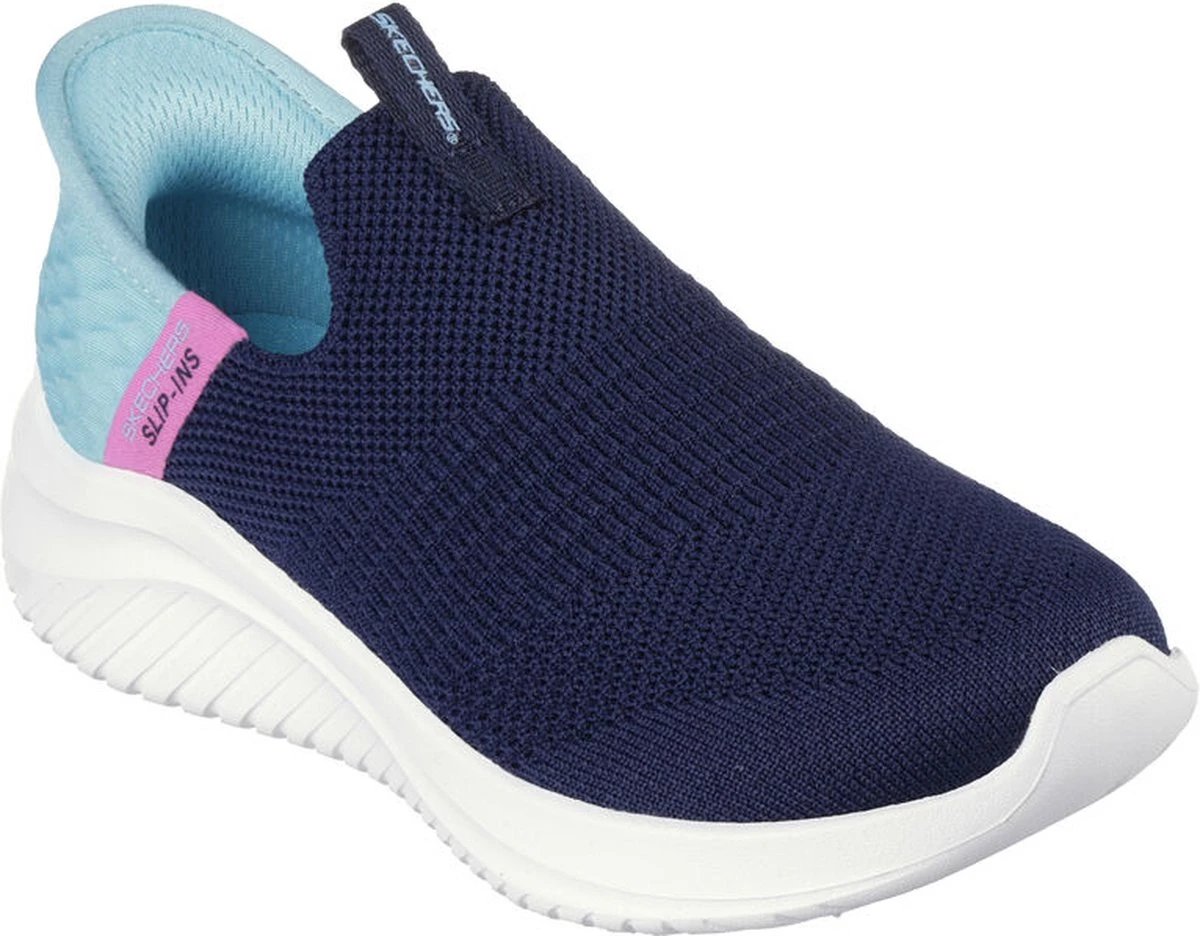 303800L Ultra Flex Fresh Time Navy Slip Ins Skechers (Maat - 35, Kleur - Blauw) 3 303800L Ultra Flex Fresh Time Navy Slip Ins Skechers (Maat - 35, Kleur - Blauw)