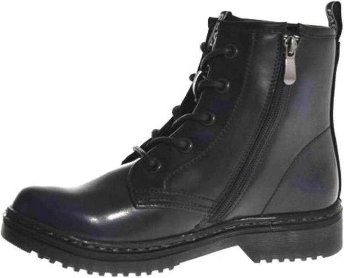 Fabulous Fabs - F71311 - Black/Navy - Maat 39 - Veterschoen Met Rits 4 Fabulous Fabs - F71311 - Black/Navy - Maat 39 - Veterschoen Met Rits - Afbeelding 2