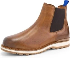 Travelin' Ravik Heren Chelsea Boots - Leren Schoenen - Wol Gevoerd - Cognac Leer - Maat 42 -Nike Winkel 1200x998 2