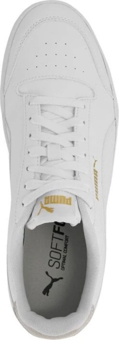 PUMA Shuffle Unisex Sneakers - White/TeamGold - Maat 43 -Nike Winkel 423x1200 1