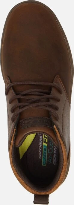 Skechers Evenston-Renli Heren Veterschoenen - Dark Brown - Maat 43 -Nike Winkel 432x1200 4