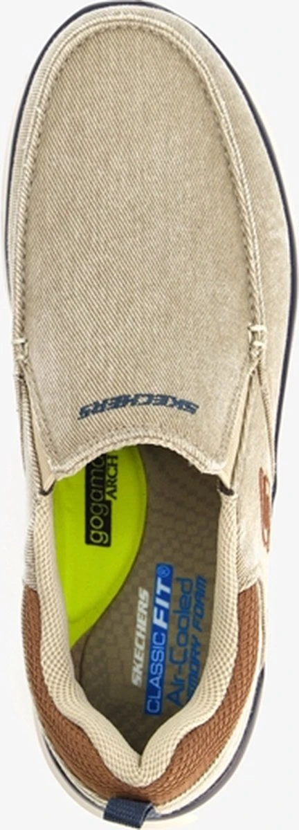 Skechers Delson 2.0 Heren Instappers - Sand - Maat 46 6 Skechers Delson 2.0 Heren Instappers - Sand - Maat 46 - Afbeelding 4