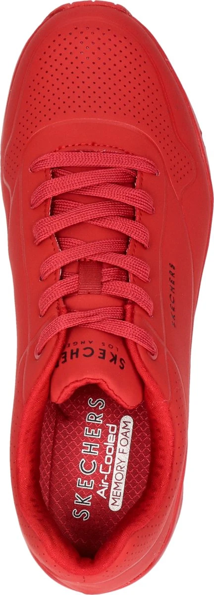 Skechers Uno Stand On Air Heren Sneakers - Rood - Maat 42 12 Skechers Uno Stand On Air Heren Sneakers - Rood - Maat 42 - Afbeelding 10