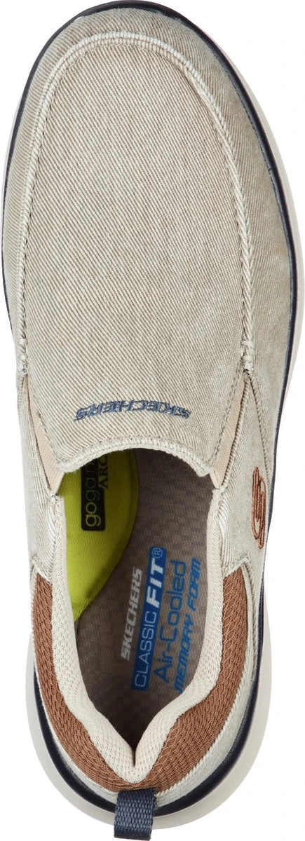 Skechers Delson 2.0 Heren Instappers - Sand - Maat 46 16 Skechers Delson 2.0 Heren Instappers - Sand - Maat 46 - Afbeelding 14
