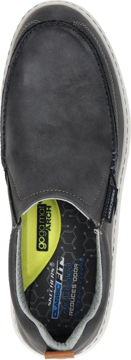 Skechers Pertola Heren Instapschoen - Blauw - Maat 44 3 Skechers Pertola Heren Instapschoen - Blauw - Maat 44