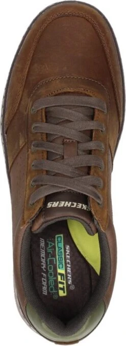 Skechers Evenston-Fanton Heren Veterschoenen - Dark Brown - Maat 44 -Nike Winkel 437x1200 8
