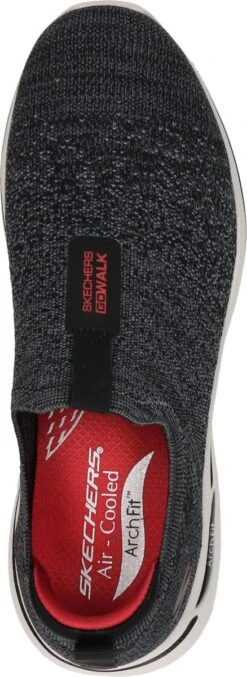 Skechers Go Walk Arch Fit Heren Sneaker - Zwart Rood - Maat 43 -Nike Winkel 438x1200 5