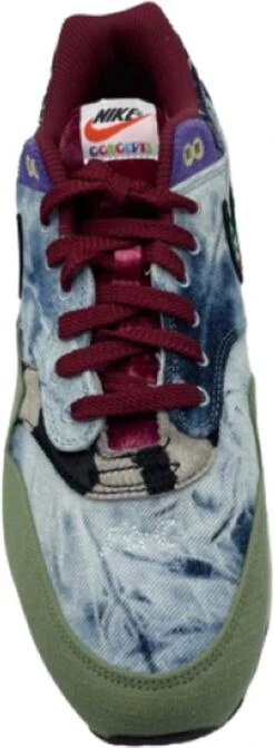 Nike - Air Max 1 SP - Sneakers - Mannen - Wit/Groen/Paars/Rood/Blauw/Olijfgroen/Paars - Maat 49.5 -Nike Winkel 442x1200