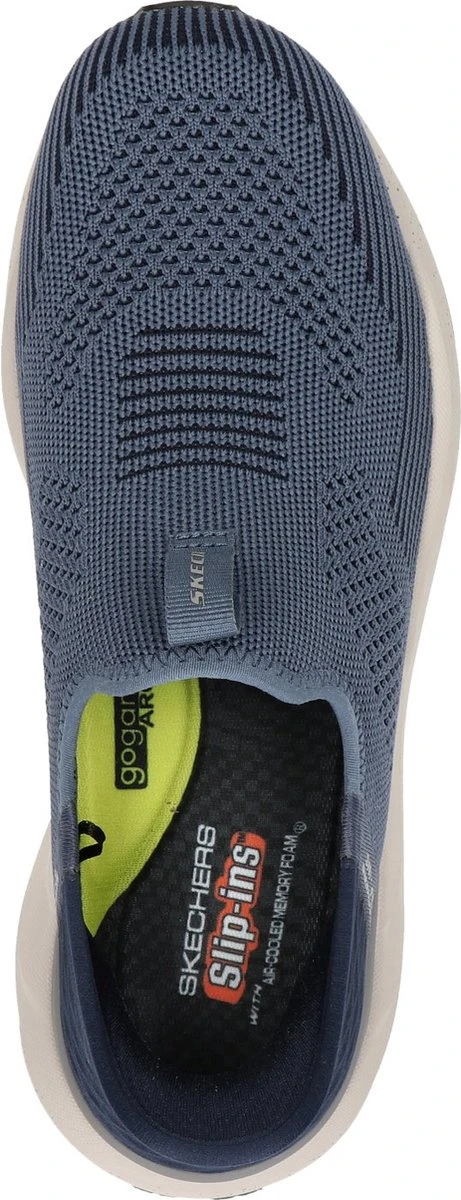 Skechers Bogdin Instappers Blauw Textiel - Heren - Maat 47 20 Skechers Bogdin Instappers Blauw Textiel - Heren - Maat 47 - Afbeelding 18