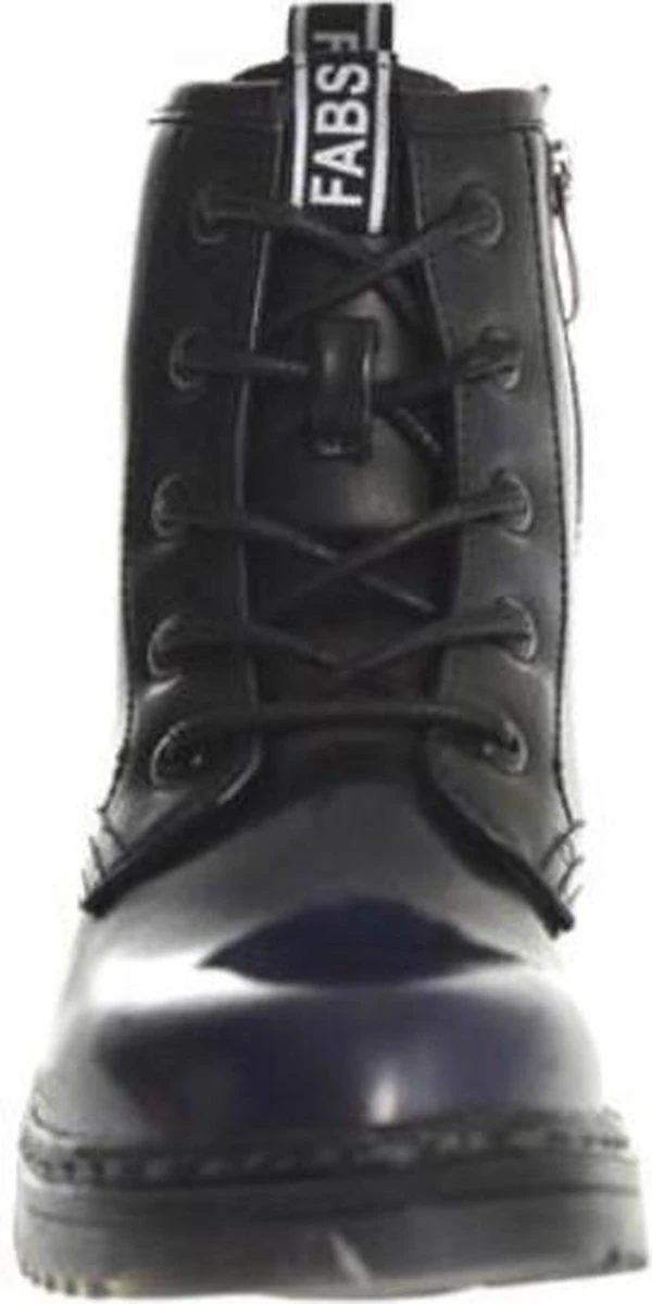 Fabulous Fabs - F71311 - Black/Navy - Maat 39 - Veterschoen Met Rits 6 Fabulous Fabs - F71311 - Black/Navy - Maat 39 - Veterschoen Met Rits - Afbeelding 4