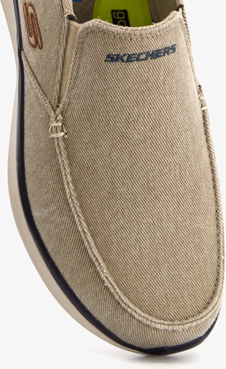 Skechers Delson 2.0 Heren Instappers - Sand - Maat 46 4 Skechers Delson 2.0 Heren Instappers - Sand - Maat 46 - Afbeelding 2