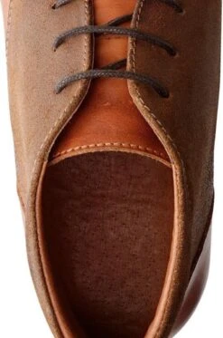 DenBroeck Thames St. Suède/Leather - Nette Halfhoge Veterschoen - Cognac -Nike Winkel 795x1200