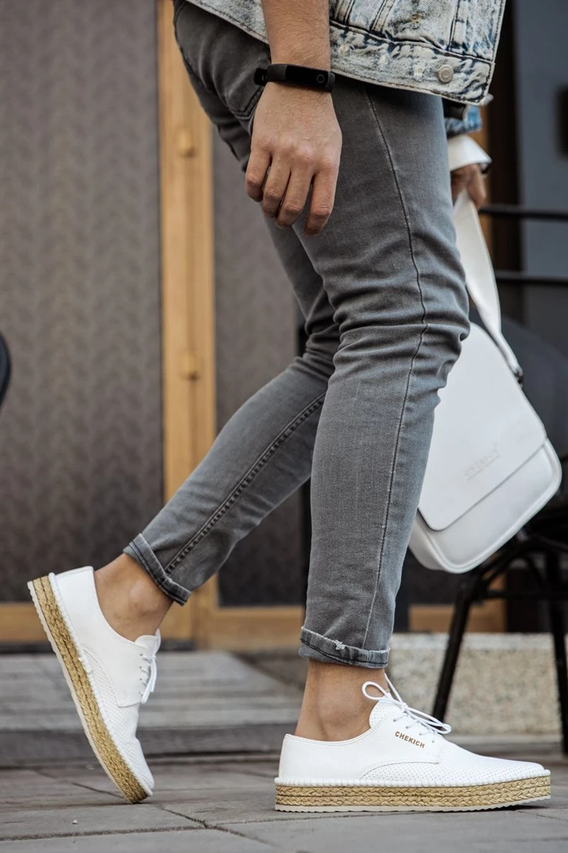 Chekich CH117 BT HERENSCHOENEN WIT 4 Chekich CH117 BT HERENSCHOENEN WIT - Afbeelding 2