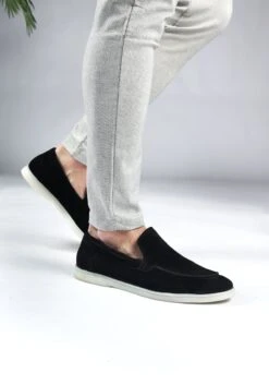 Merkloos Cotton District Suede Loafers Laag Zwart - Herenschoenen 8 Merkloos Cotton District Suede Loafers Laag Zwart - Herenschoenen -Nike Winkel 840x1200 4