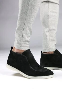 Merkloos Cotton District Suede Loafers Hoog Zwart - Herenschoenen -Nike Winkel 840x1200 9