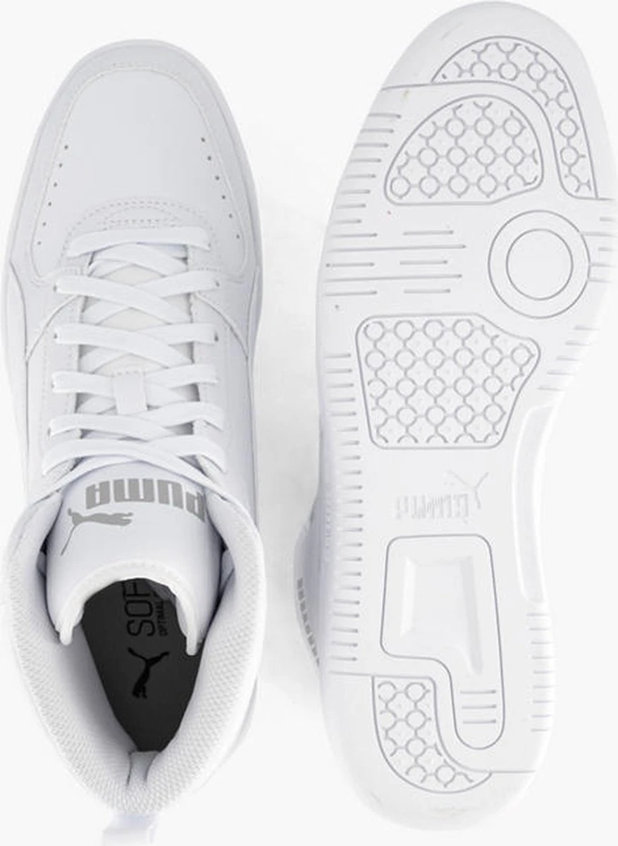 PUMA Rebound JOY Unisex Sneakers - White/Limestone - Maat 43 4 PUMA Rebound JOY Unisex Sneakers - White/Limestone - Maat 43 - Afbeelding 2