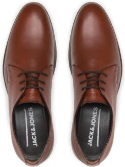 Jack & Jones - Heren Nette Schoenen Jfw Saint Leather - Bruin - Maat 42 -Nike Winkel 897x1200 4