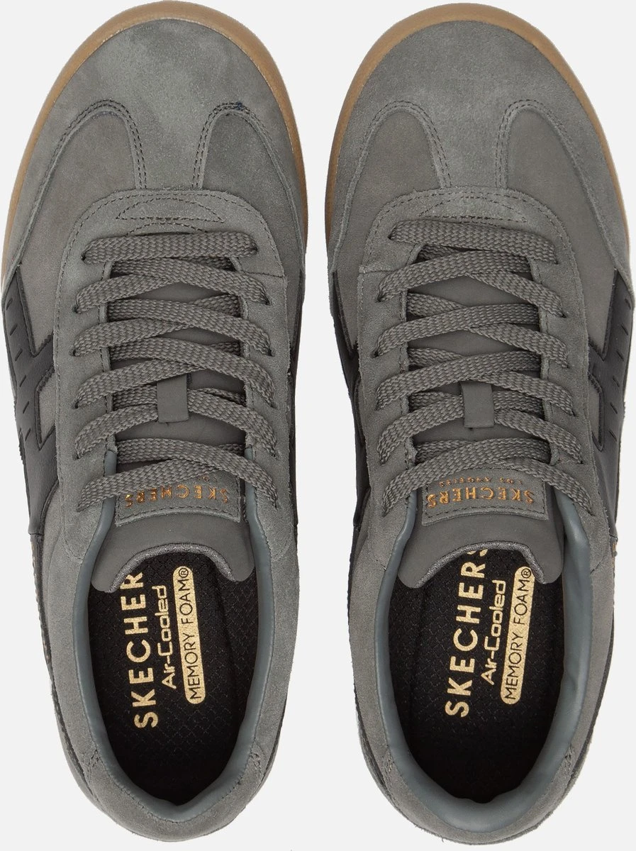 Skechers Zinger-Manchego Sneakers Grijs Suede - Heren - Maat 43 4 Skechers Zinger-Manchego Sneakers Grijs Suede - Heren - Maat 43 - Afbeelding 2