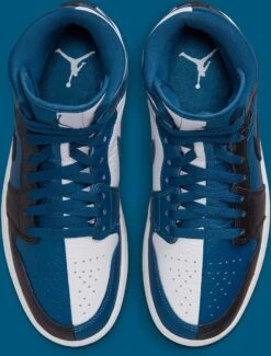 Sneakers Nike Air Jordan 1 Mid Special Edition "Split Blue" - Maat 36.5 -Nike Winkel 911x1200