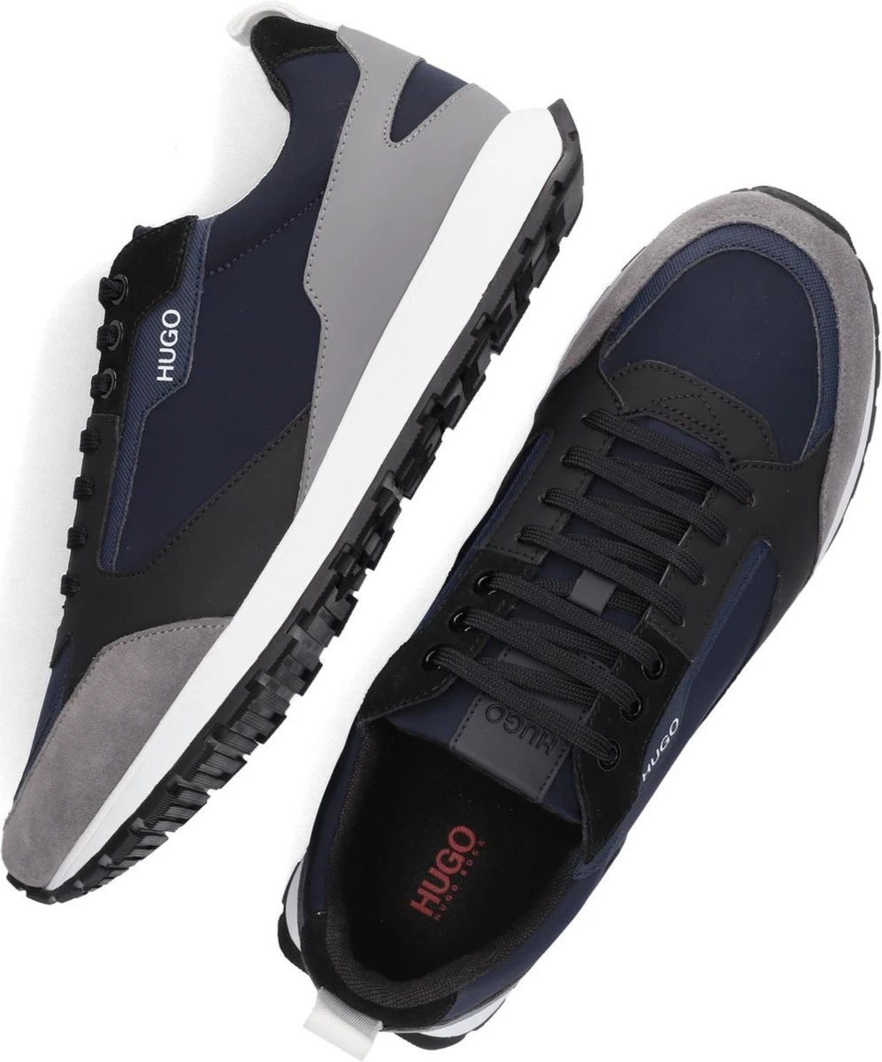 Hugo Boss Hugo Icelin Runn Lage Sneakers - Leren Sneaker - Heren - Blauw - Maat 44 14 Hugo Boss Hugo Icelin Runn Lage Sneakers - Leren Sneaker - Heren - Blauw - Maat 44 - Afbeelding 12